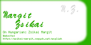 margit zsikai business card